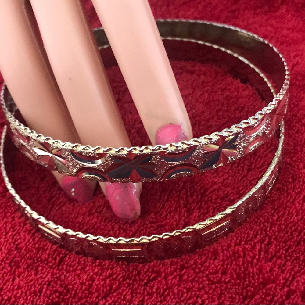 Gold bangles - Picture 4 of 4
